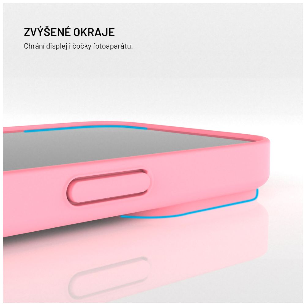 TPU gelový kryt FIXED ReStory pro Apple iPhone 13, růžový
