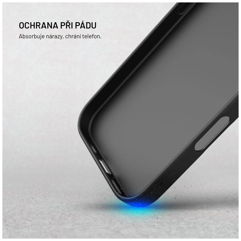 TPU gelový kryt FIXED ReStory pro Apple iPhone 17, černý