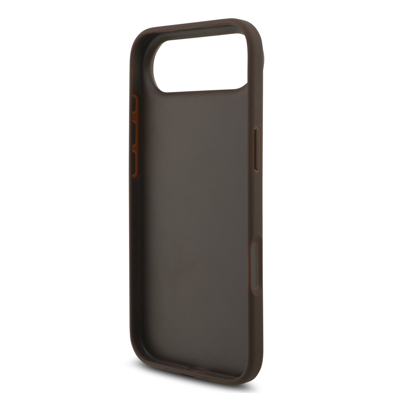 Guess PU 4G Metal Logo Zadní Kryt pro iPhone Air Brown