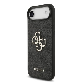 Zadní kryt Guess PU 4G Metal Logo pro Apple iPhone Air, šedá