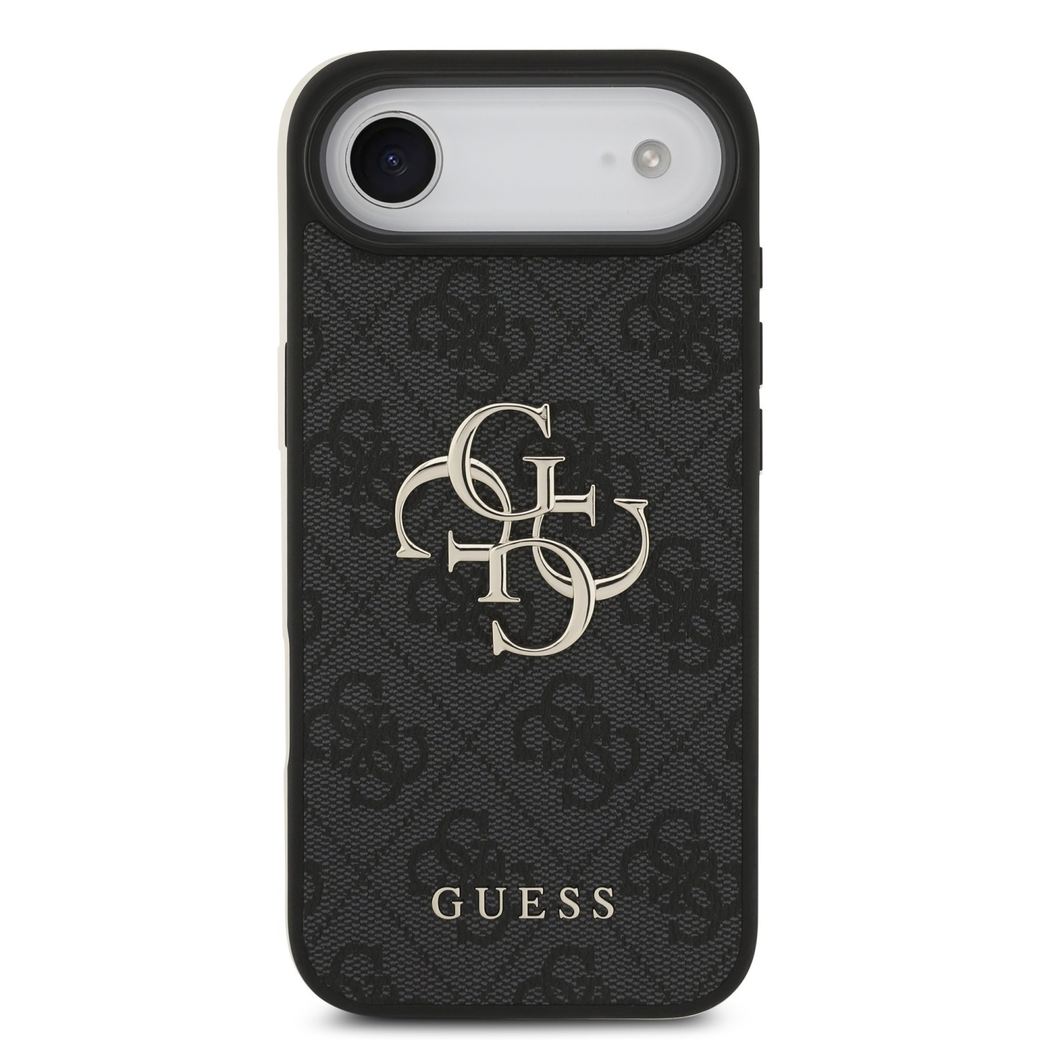 Guess PU 4G Metal Logo Zadní Kryt pro iPhone Air Grey