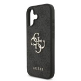 Guess PU 4G Metal Logo Zadní Kryt pro iPhone 17 Grey