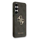 Guess PU 4G Metal Logo Zadní Kryt pro Samsung Galaxy S25 FE Grey