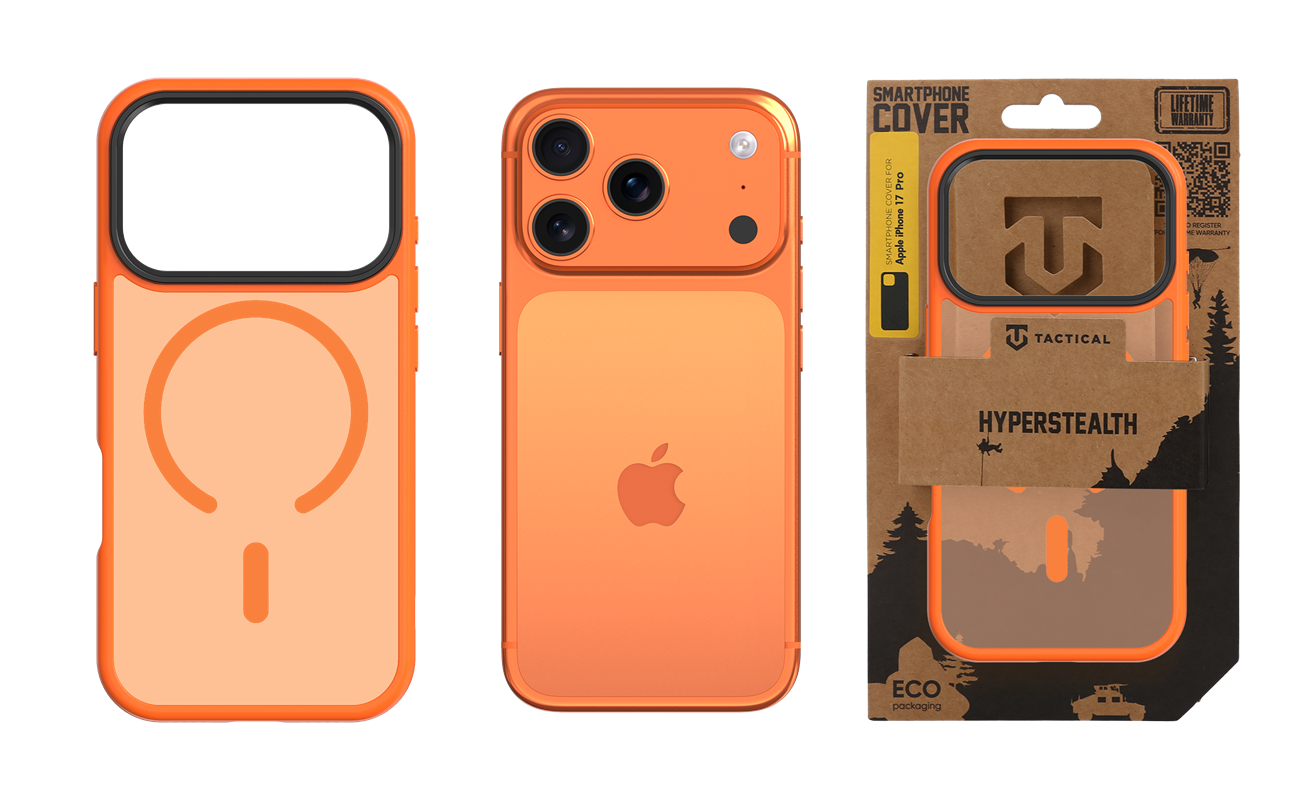 Tactical MagForce Hyperstealth Kryt pro iPhone 17 Pro Agent Orange