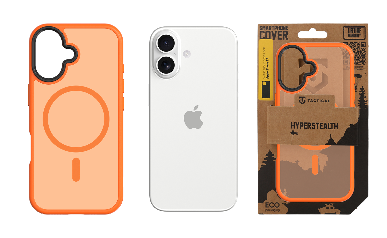 Tactical MagForce Hyperstealth Kryt pro iPhone 17 Agent Orange