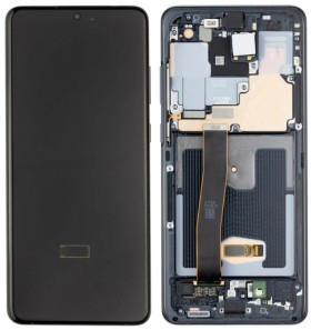 LCD + dotyková deska pro Samsung Galaxy S20 Ultra, cosmic black