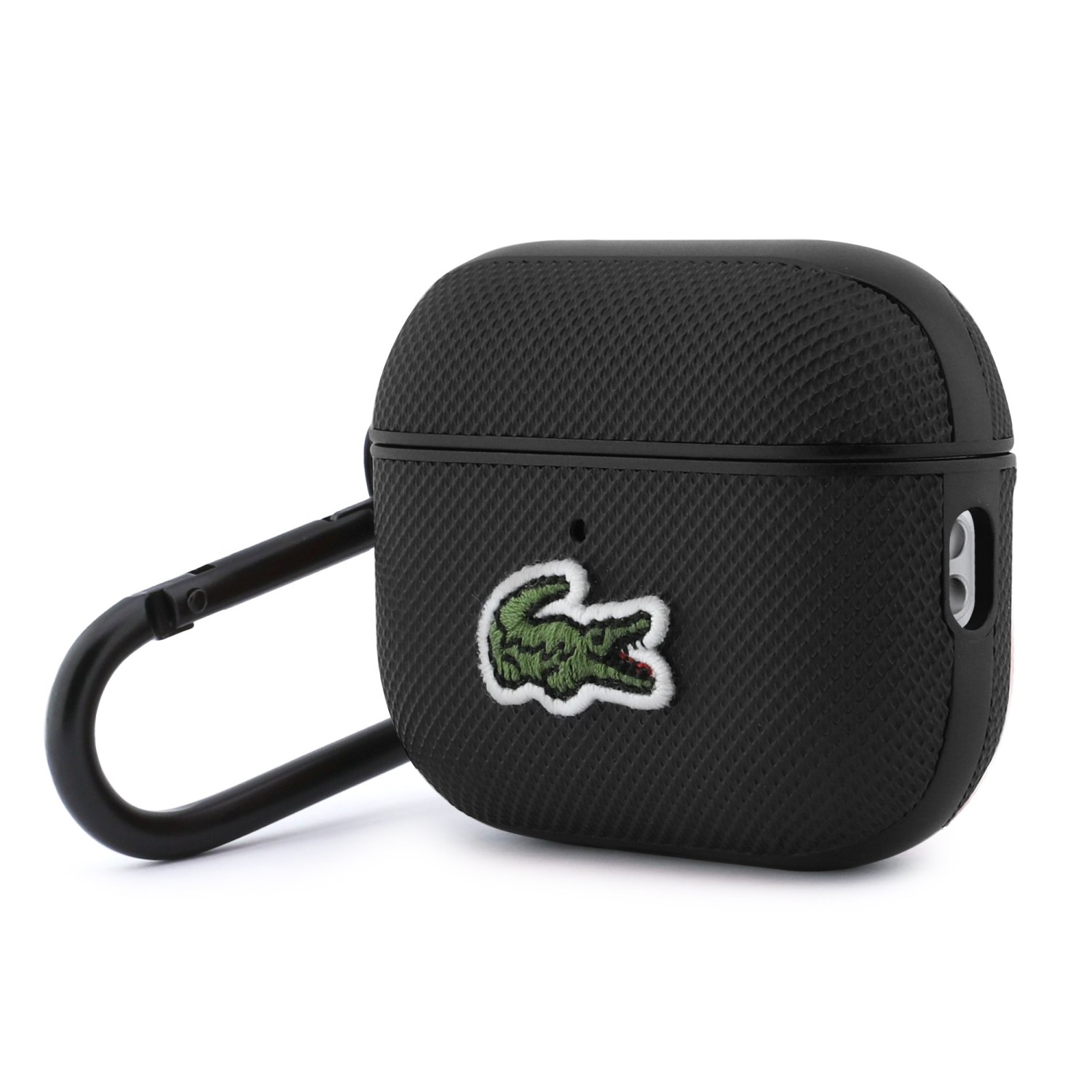Lacoste Petit Pique Croc Logo Patch Pouzdro pro AirPods Pro 3 Black