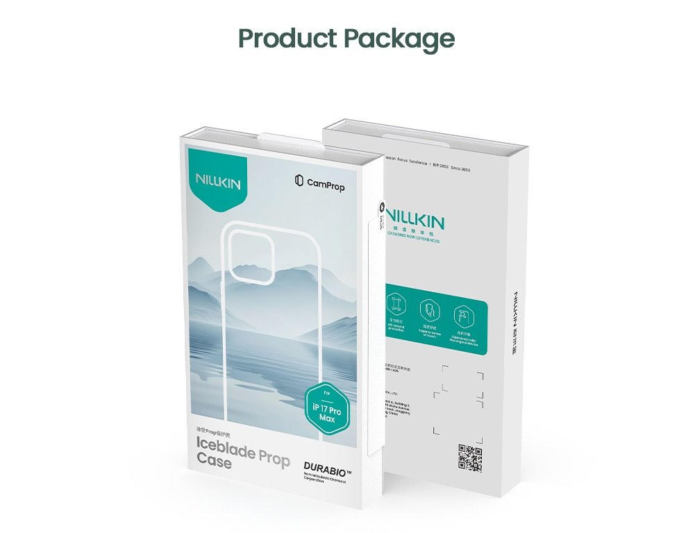 Nillkin Iceblade Prop Magnetic Kryt pro Apple iPhone 17 Pro Max Dark Night Black