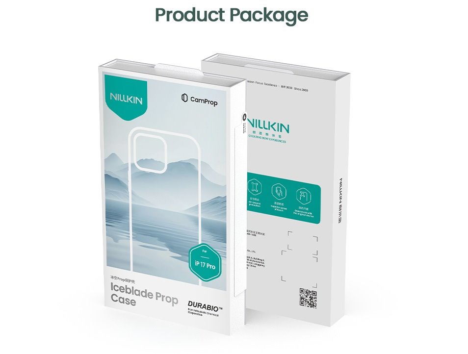 Nillkin Iceblade Prop Magnetic Kryt pro Apple iPhone 17 Pro Dark Night Black