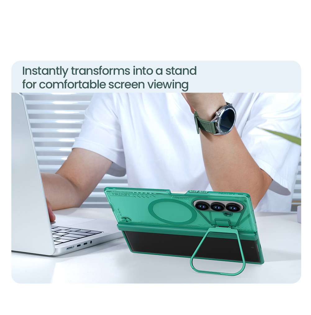 Nillkin Iceblade Prop Magnetic Kryt pro Samsung Galaxy Z Fold 7 Green