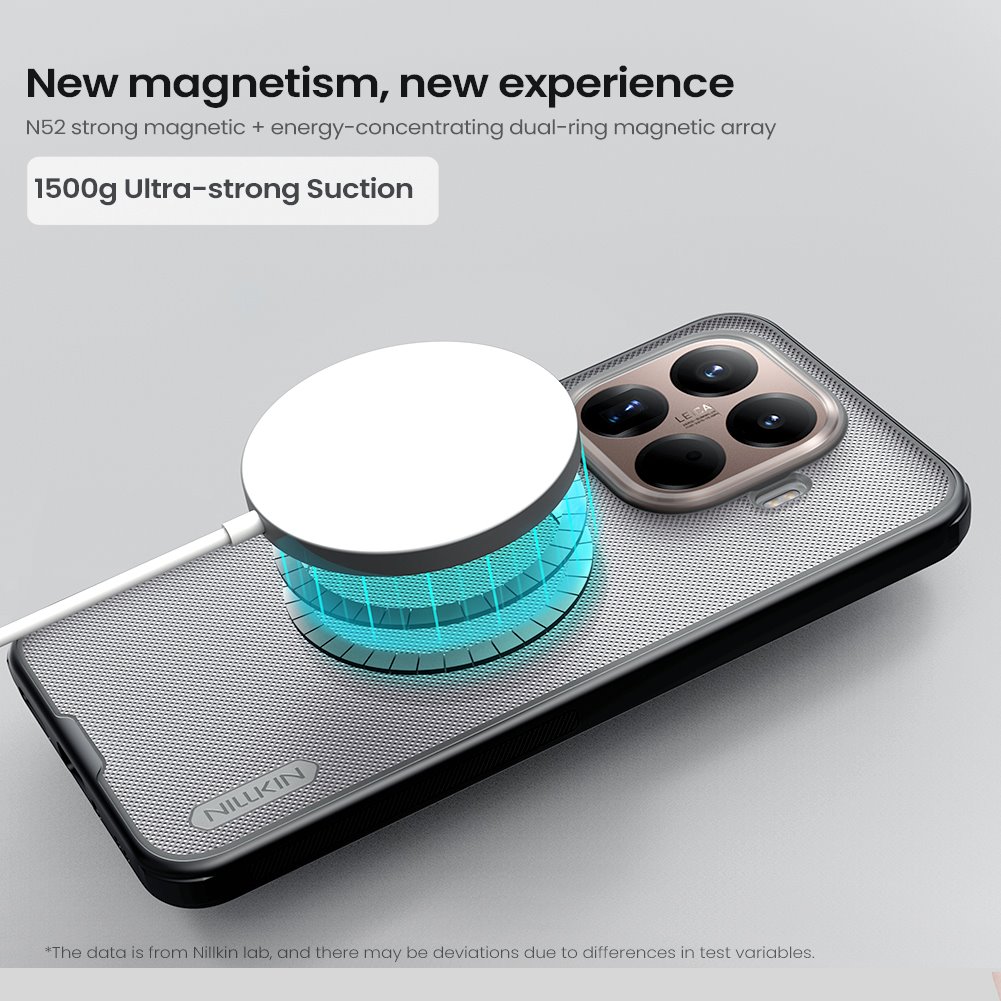 Nillkin Super Frosted PRO Magnetic Zadní Kryt pro Xiaomi 15T Pro Transparent Black