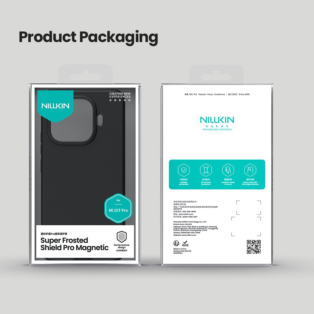 Nillkin Super Frosted PRO Magnetic Zadní Kryt pro Xiaomi 15T Pro Black