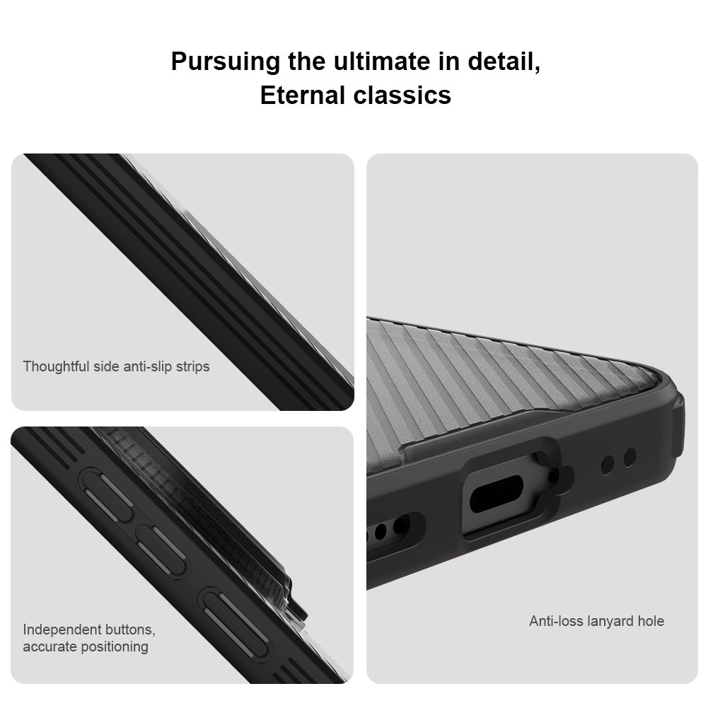 Nillkin CamShield Prop Magnetic Zadní Kryt pro Vivo X300 Transparent Black