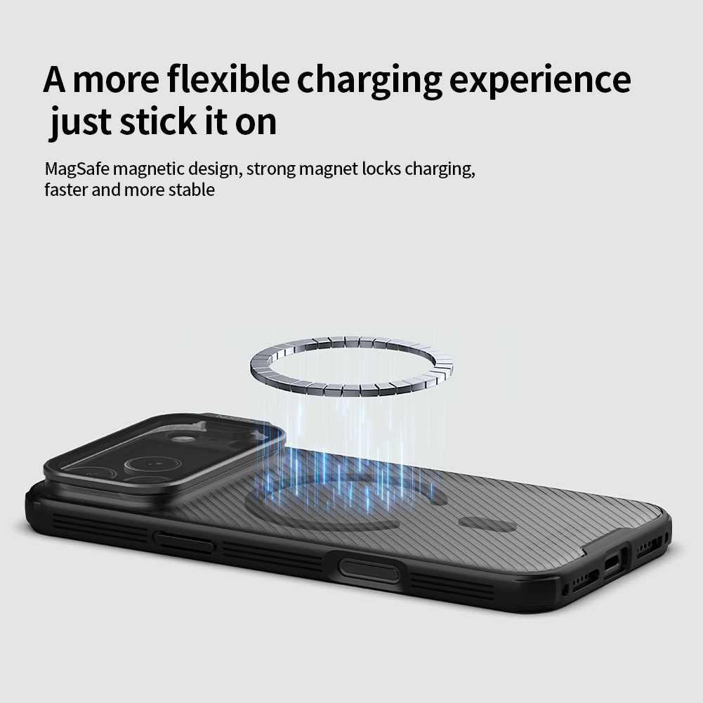 Nillkin CamShield Prop Magnetic Zadní Kryt pro Apple iPhone 17 Pro Max Transparent Black