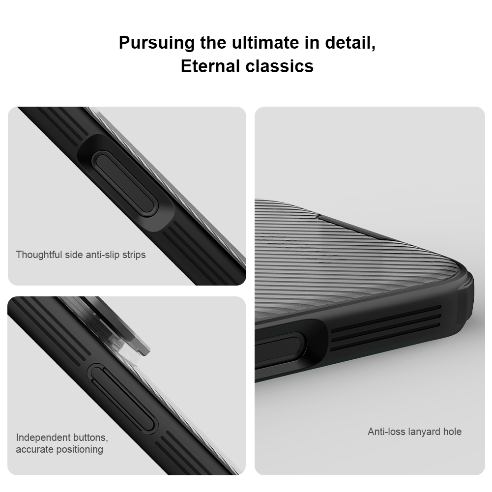 Nillkin CamShield Prop Magnetic Zadní Kryt pro Apple iPhone 17 Pro Max Transparent Black