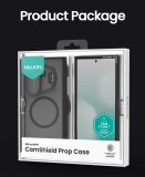 Nillkin CamShield Prop Magnetic Pen Slot Zadní Kryt pro Samsung Galaxy Z Fold 7 Transparent Black