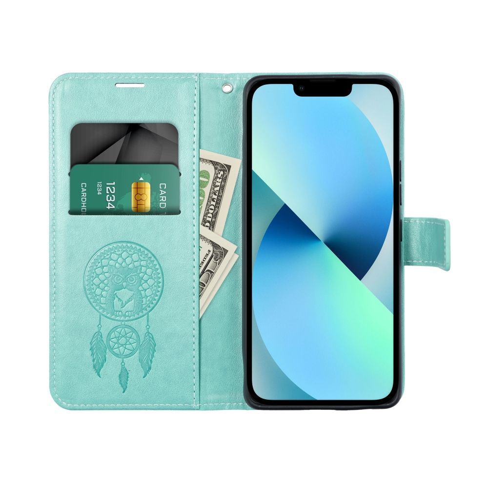 MEZZO Book case for MOTOROLA G56 dreamcatcher green