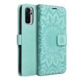 Flipové pouzdro MEZZO Book case pro Xiaomi Redmi 15 5G, mandala green
