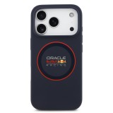Red Bull Silicone Red Ring MagSafe Zadní Kryt pro iPhone 17 Pro Navy