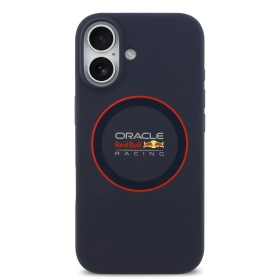 Zadní kryt Red Bull Silicone Red Ring MagSafe pro Apple iPhone 17, navy