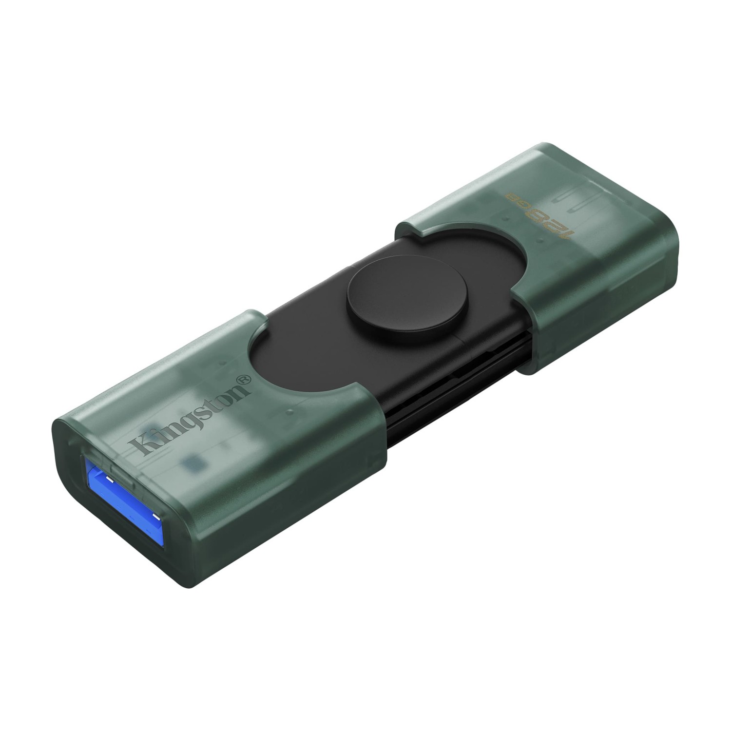 DataTraveler Duo G2/128GB/USB 3.2/USB-A + USB-C/Zelená