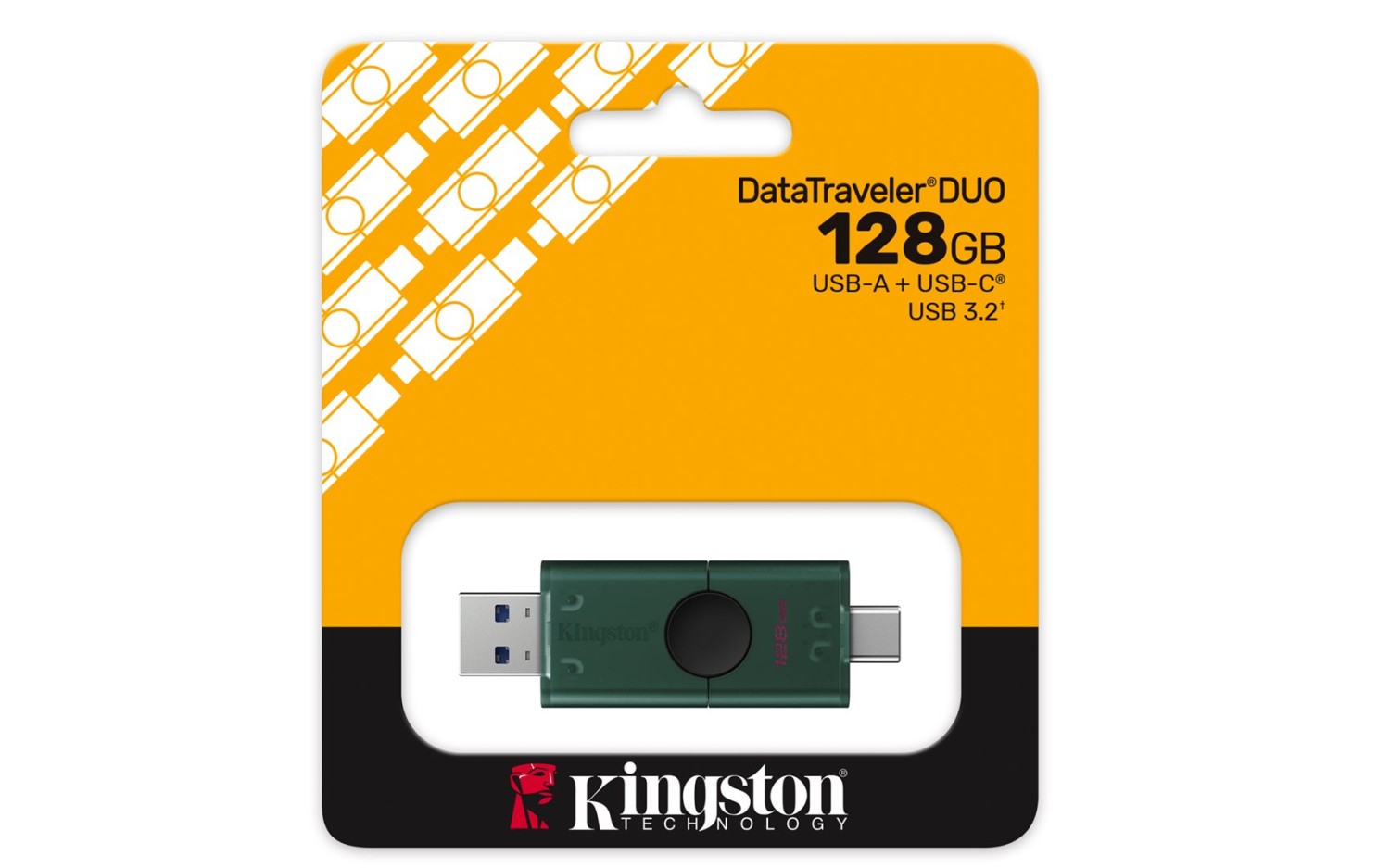 DataTraveler Duo G2 /128GB/USB 3.2/USB-A + USB-C zelená