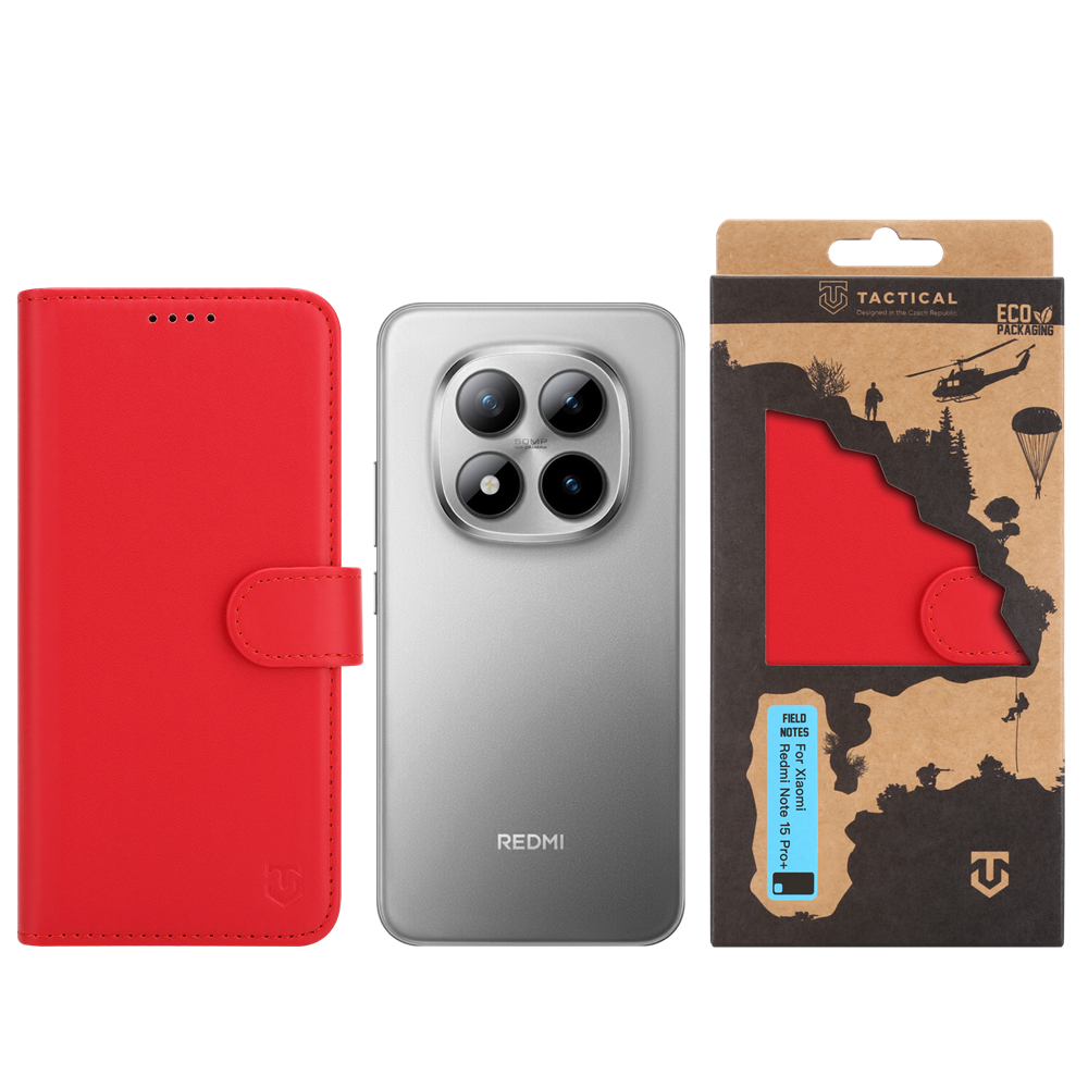 Tactical Field Notes pro Xiaomi Redmi Note 15 Pro+ Red