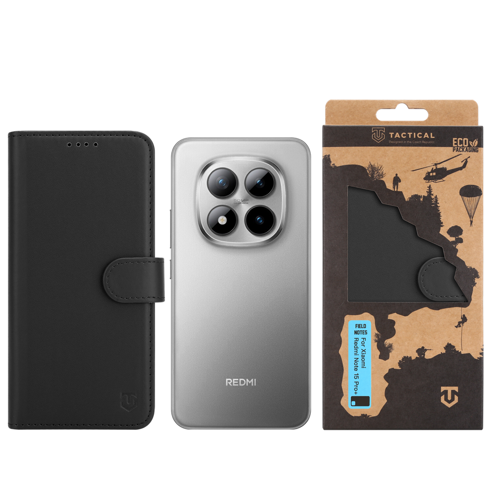 Tactical Field Notes pro Xiaomi Redmi Note 15 Pro+ Black