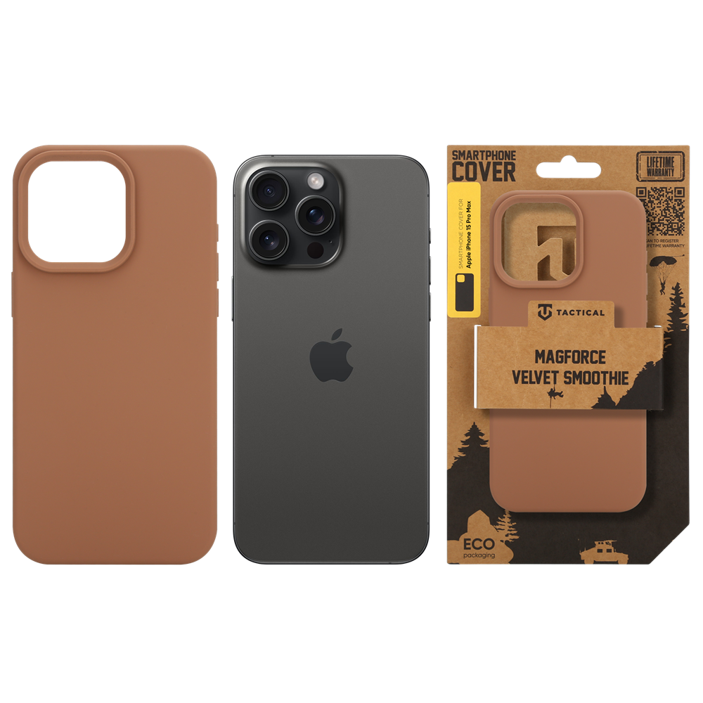 Tactical MagForce Velvet Smoothie Kryt pro Apple iPhone 15 Pro Max Moucha Moose