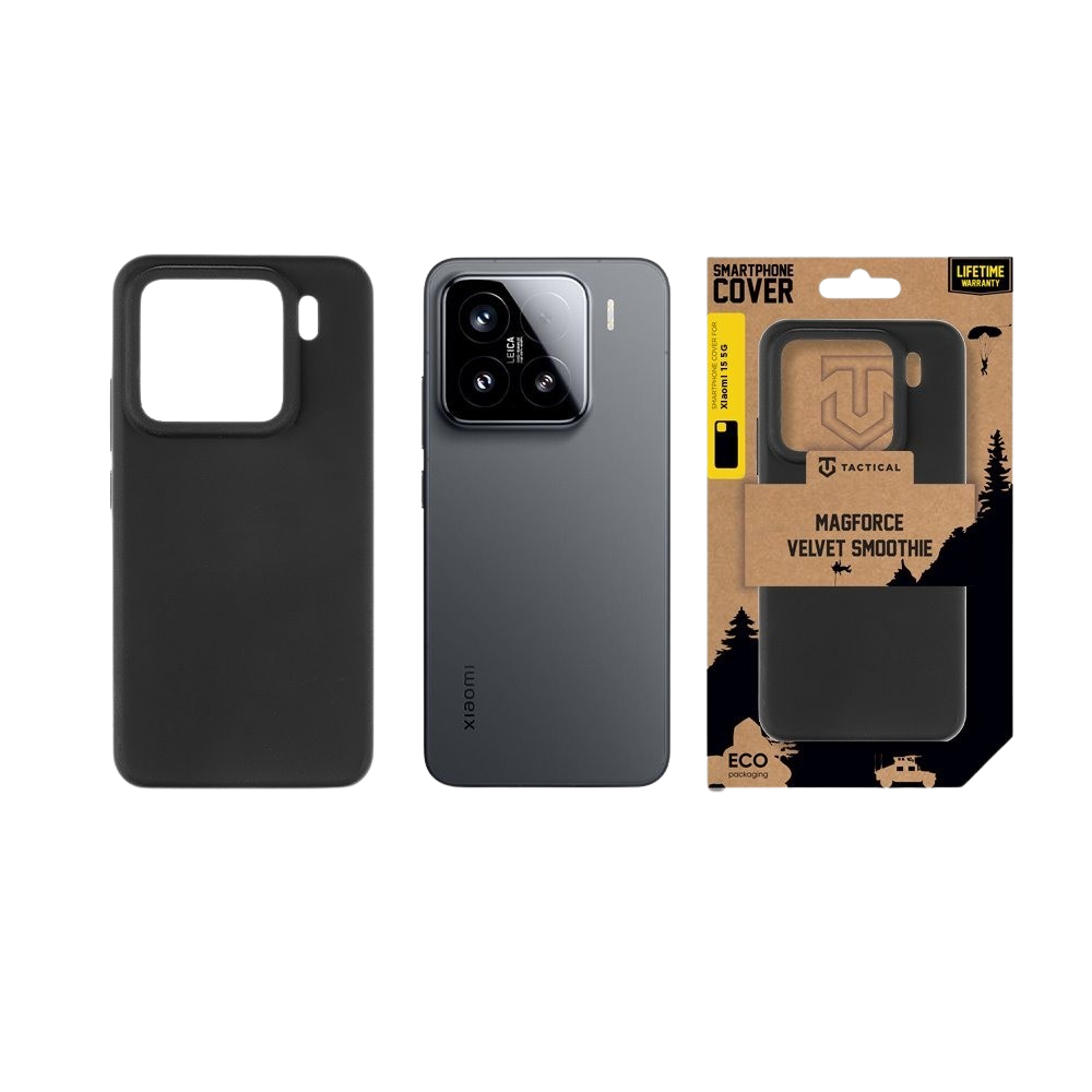 Tactical MagForce Velvet Smoothie Kryt pro Xiaomi 15 5G Asphalt