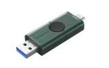 DataTraveler Duo G2/256GB/USB 3.2/USB-A + USB-C/Zelená