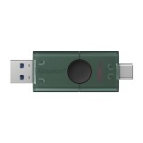 Kingston DataTraveler Duo G2 /256GB/USB 3.2/USB-A + USB-C zelená