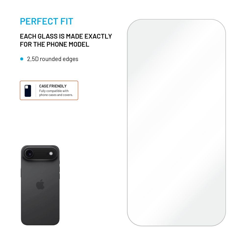 Tvrzené sklo FIXED pro Apple iPhone Air, 2ks, čiré