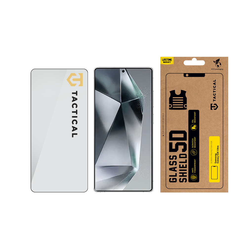 Tactical Glass Shield 5D sklo pro Samsung Galaxy S26 Ultra Black