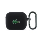 Pouzdro Lacoste Liquid Silicone Croc Logo Pouzdro pro AirPods Pro 3, black