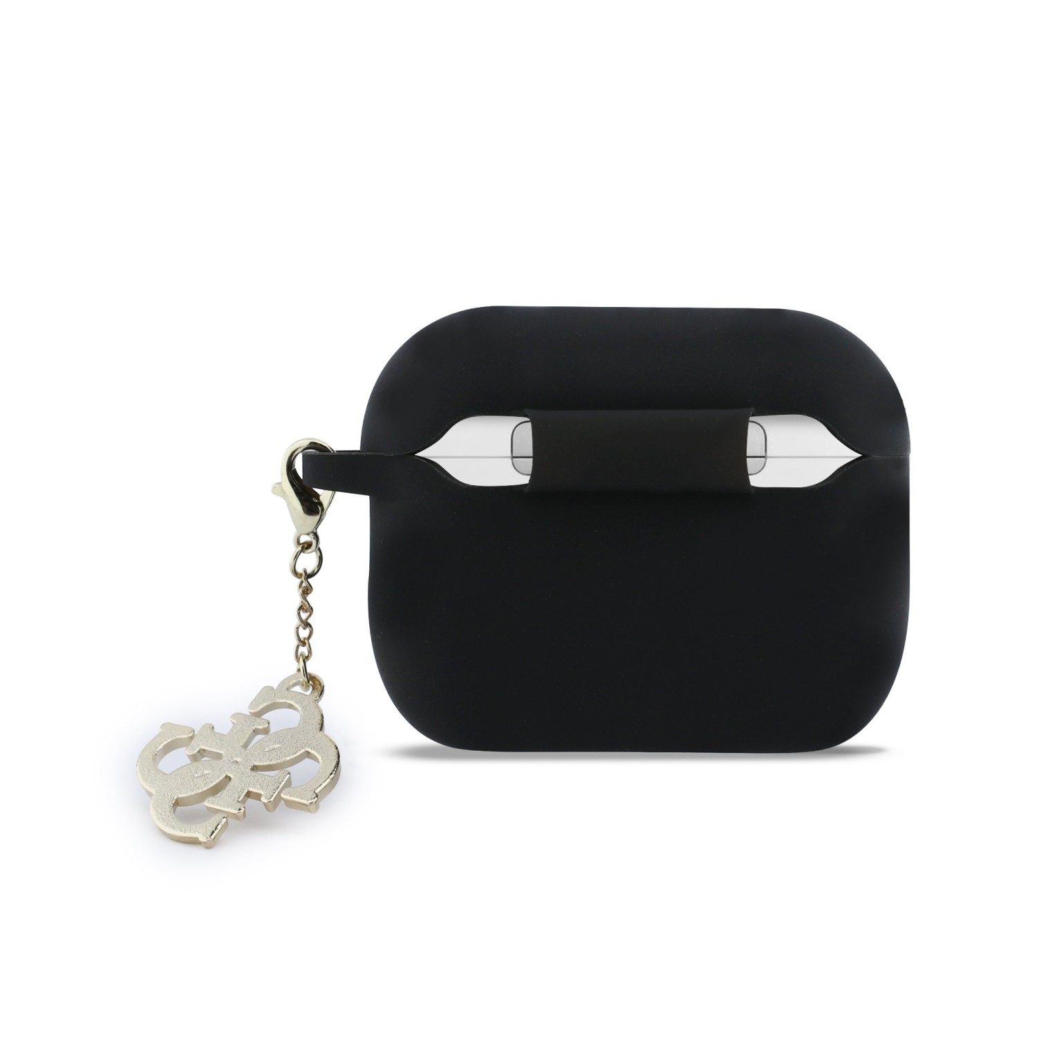 Guess 4G Charm Silikonové Pouzdro pro AirPods Pro 3 Black
