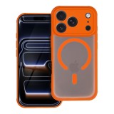 FULL MATTE MAG COVER case compatible with MagSafe for IPHONE 13 hermes orange
