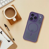 FULL MATTE MAG COVER case compatible with MagSafe for IPHONE 14 Pro purple