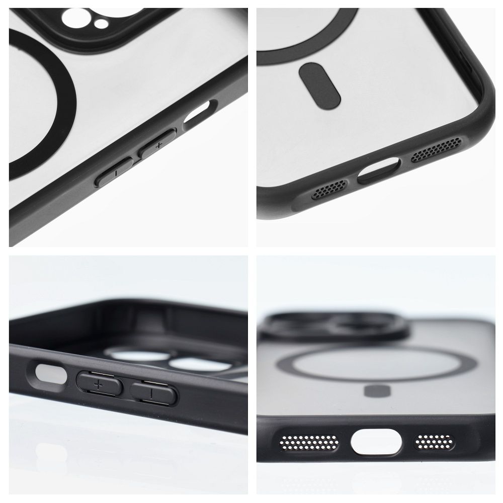 FULL MATTE MAG COVER case compatible with MagSafe for IPHONE 17 Pro Max black