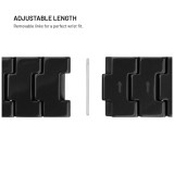 Resinový řemínek FIXED Resin Strap s Quick Release 18mm pro smartwatch, Carbon Black