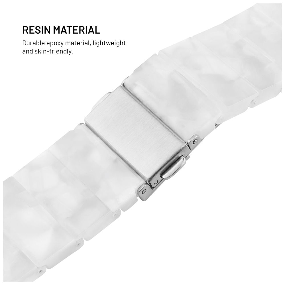 Resinový řemínek FIXED Resin Strap pro Apple Watch 38/40/41mm, Cloud White