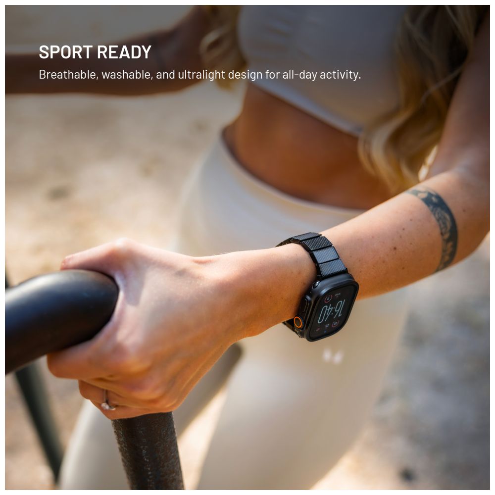 Resinový řemínek FIXED Resin Strap pro Apple Watch 38/40/41mm, Cloud White