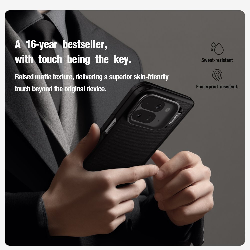 Nillkin Super Frosted Prop Magnetic Zadní Kryt pro Google Pixel 10 Pro Fold Black