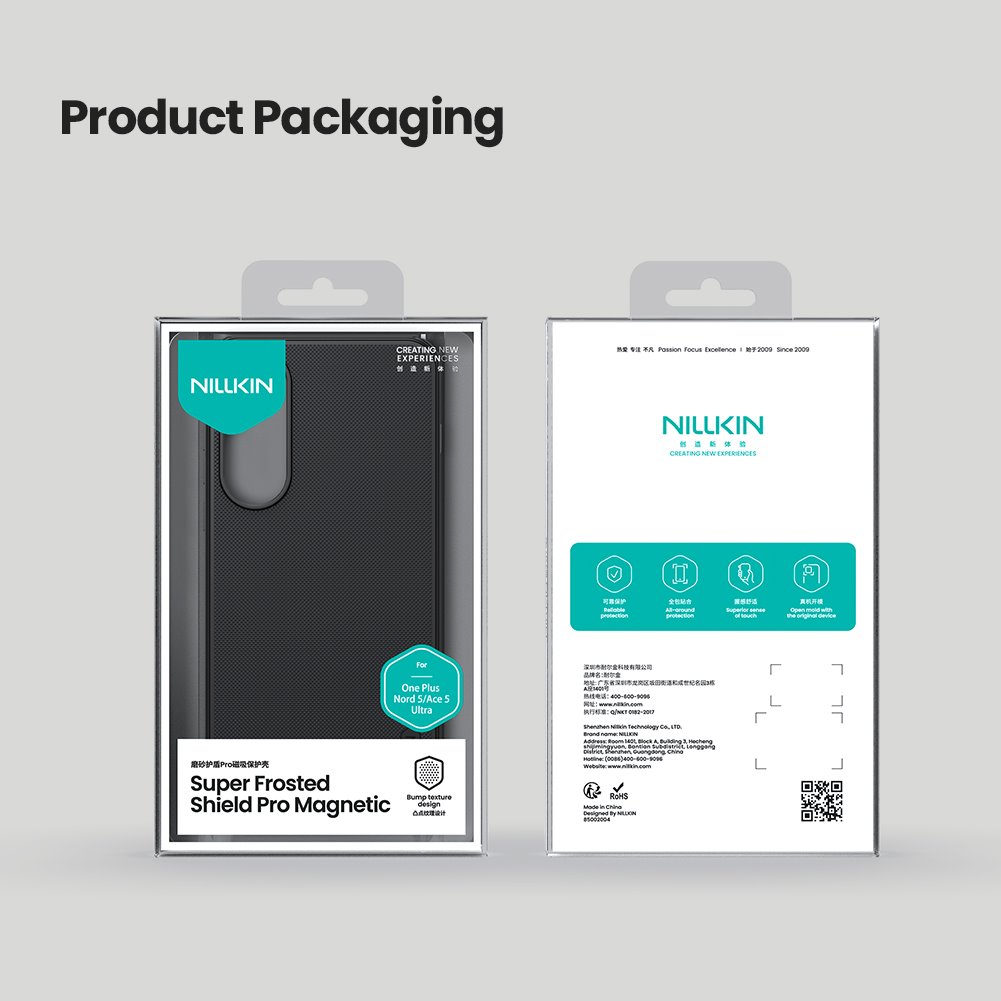 Nillkin Super Frosted PRO Magnetic OnePlus Nord 5 5G Black