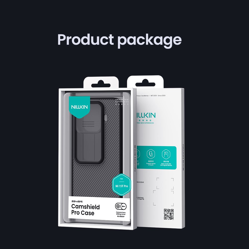 Nillkin CamShield PRO Zadní Kryt pro Xiaomi 15T Pro Transparent Black