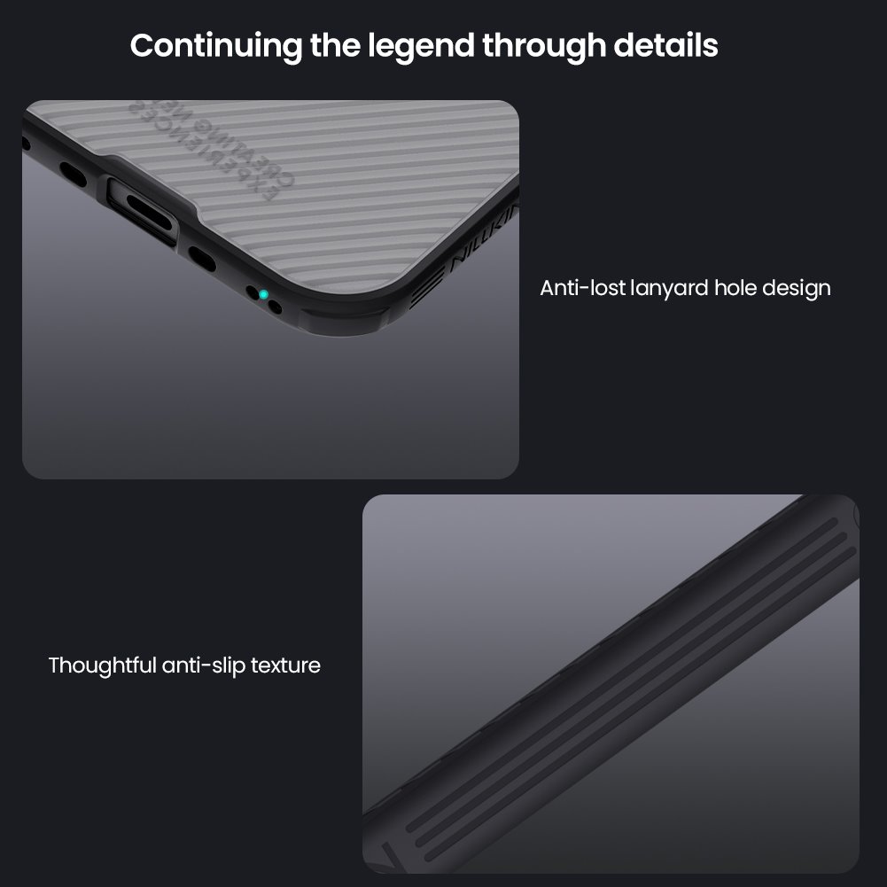 Nillkin CamShield PRO Magnetic Zadní Kryt pro Apple iPhone Air Transparent Black