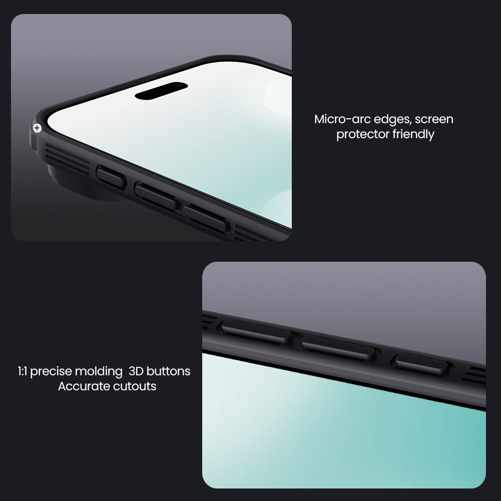 Nillkin CamShield PRO Magnetic Zadní Kryt pro Apple iPhone Air Transparent Black
