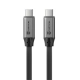Kabel Tactical Fat Man 2.0 Cable USB-C/USB-C 1m, šedá