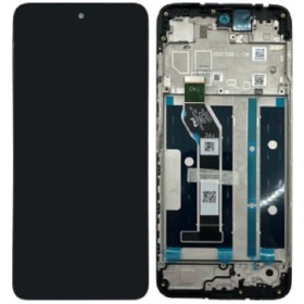 LCD display + dotyková deska + přední kryt pro Motorola Moto G06, black (Service Pack)