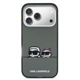 Karl Lagerfeld IML K&CH Heads Logo MagSafe Zadní Kryt pro iPhone 17 Pro Black